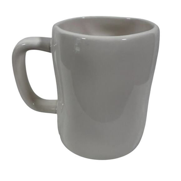 Rae Dunn Artisan Collection HERS White Ceramic Coffee Mug Magenta Woman's - Picture 3 of 7